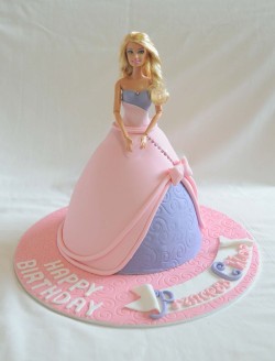 Fondant Barbie Birthday Cake