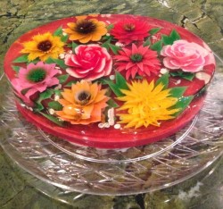 Jello Flower cake