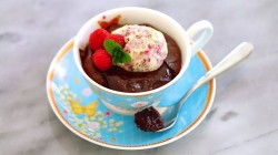 Lava Cake in Tea Cup