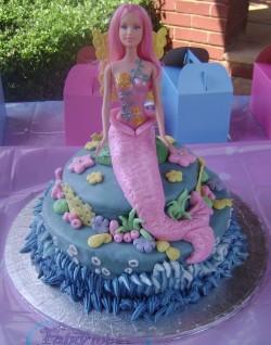 Mermaid Barbie cake