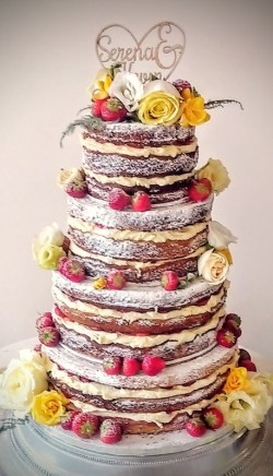 Naked Cake for Wedding