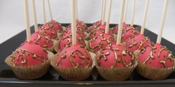 Pink Wedding Cake Pops