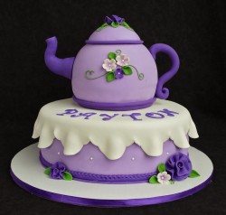 Purple Teapot Cake