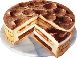 Round Tiramisu Cake