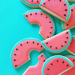 Sugar cookies – watermelon