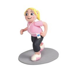 Sugar Paste – Running Lady