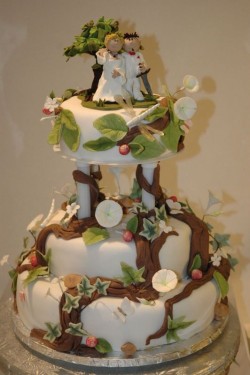 Wedding Cake Themed Nature