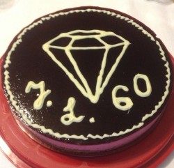 Black Currants Cake for Diamond Wedding (2016 May)