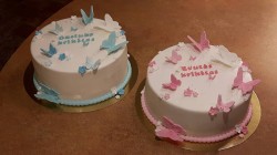 2 Christening Cakes