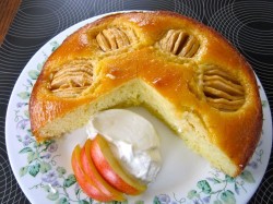 Apple Cake With Apricot Jam