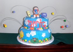 Blue Dora Cake