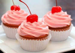 Cherry Vanilla Cupcakes