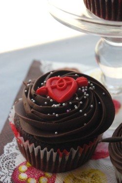 Chocolate Love Cupcake