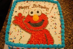 Cute Elmo Birthday Cake