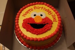 Elmo Cake Decoration Idea