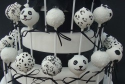 Panda Wedding Cake Pops