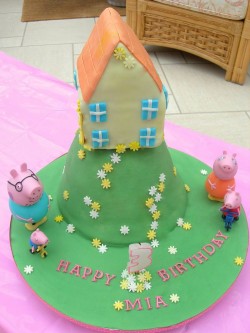 Peppa Pig Cake for Mia