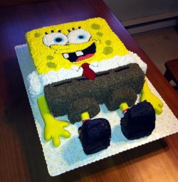 Beautiful Spongebob cake