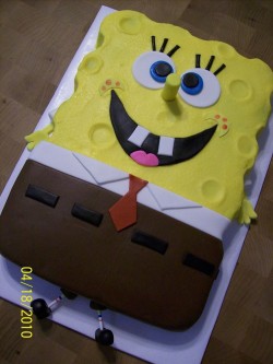 Birthday cake Spongebob