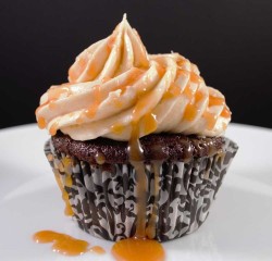 Chocolate Cupcake with Caramel Frosting