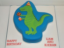 Dinosaur Shape Cake