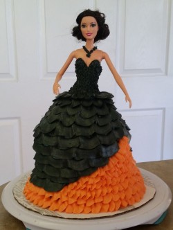 Halloween Lady Cake