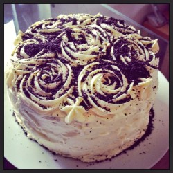 Oreo Cake Roses Decor