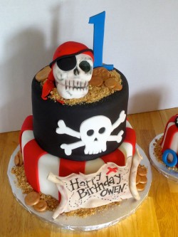 Owen 1st Birthday Pirate Cake