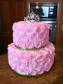 Princess Cake with Roses