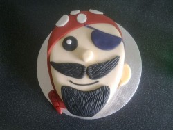 Pirate Face Cake
