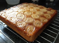 Up side Banana Cake