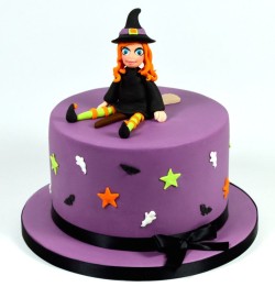 Violet Halloween Cake