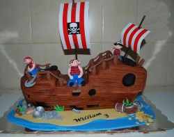 Birthday Cake -Pirate Ship