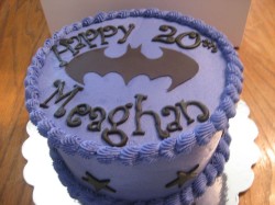 20th Birthday Batman Cake