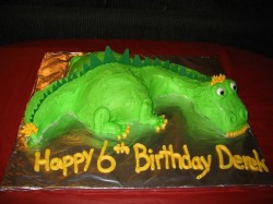 6th Birthday Dragon Cake