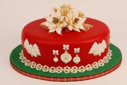 Beautiful Christmas Cake