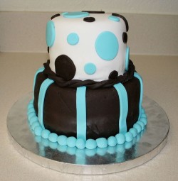 Birthday Cake with Dots