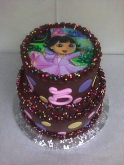 Chocolate Dora Cake