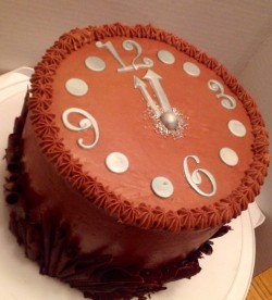 Chocolate New Year Cake