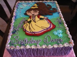 Cute Dora Cake