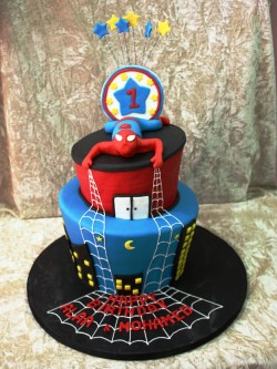 Cute Spider Man Cake