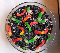 Dirt Cake with Worms