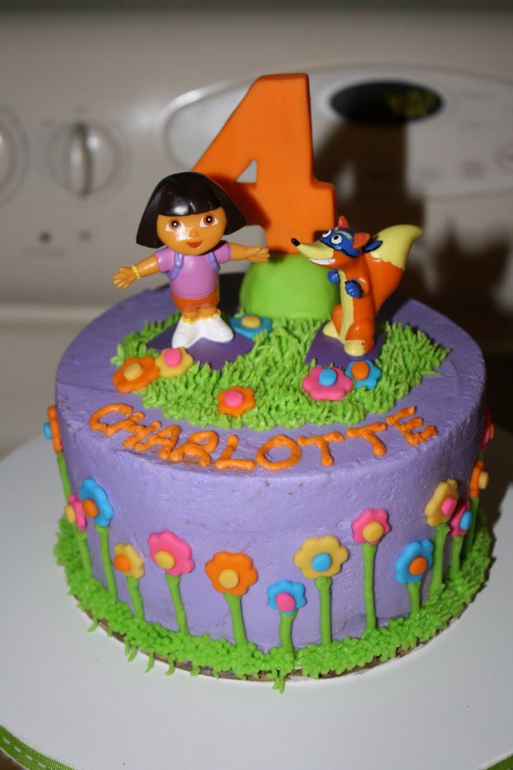 Dora Cake for Charlotte Birthday