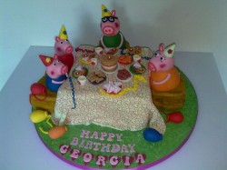 Happy Birthday Peppa Pig Cake