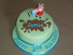 Peppa Pig Cake for Jamie