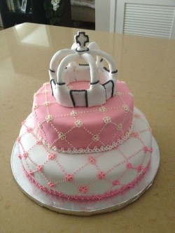 Princess Cake with Large Crown
