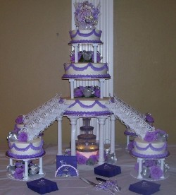 Quinceanera Cake with Fountain