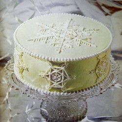 Snowflake Themed Cake