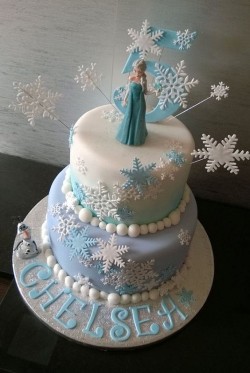 Winter Frozen Cake