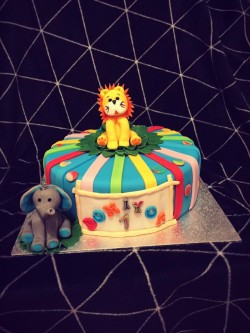 Birthday Cake with Lion